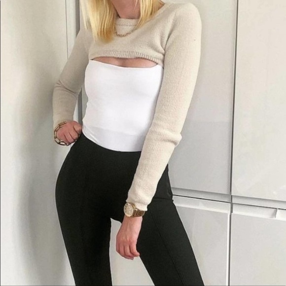 Zara Knit Arm Warmers Bloggers Fav Size Small NWT - Picture 10 of 11